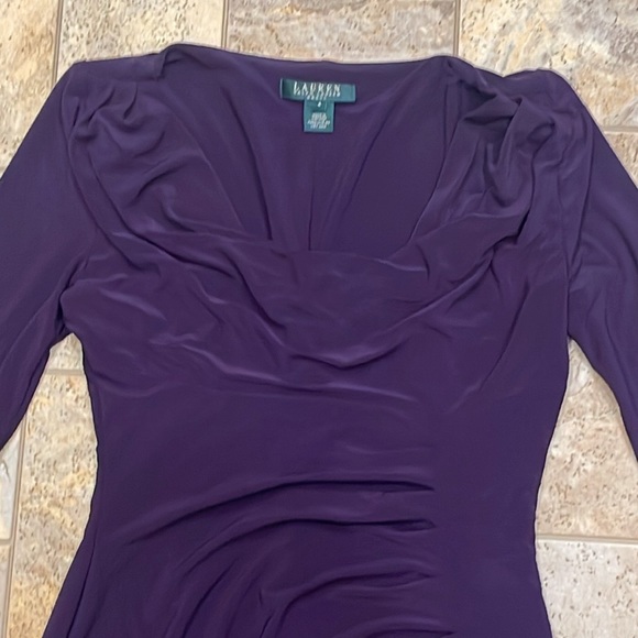 Lauren by Ralph Lauren purple dress - Picture 4 of 6